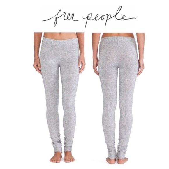 Free People Pants - Intimately Free People Knit Sweater Leggings Slouch Large Gray